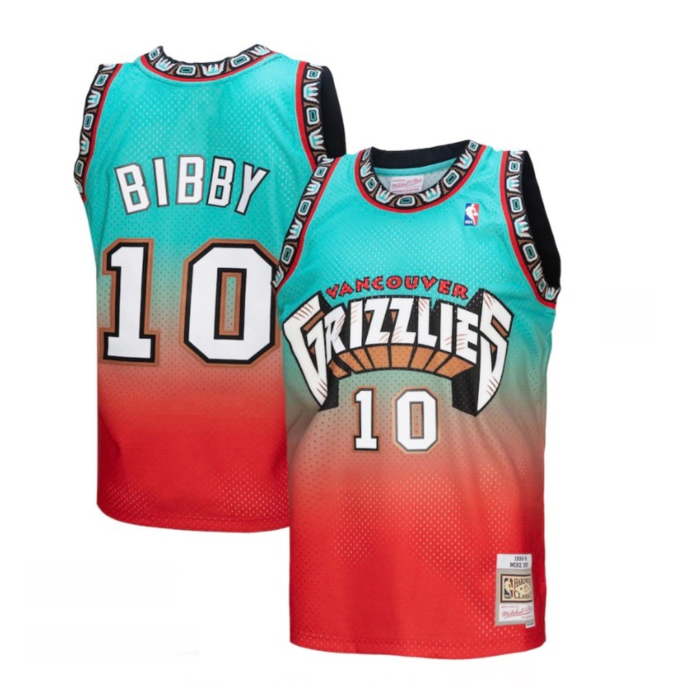 Mike Bibby Vancouver Grizzlies Mitchell & Ness 1998/99 jersey